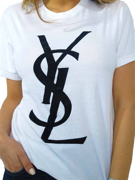 ysl logo tee|Saint Laurent T.